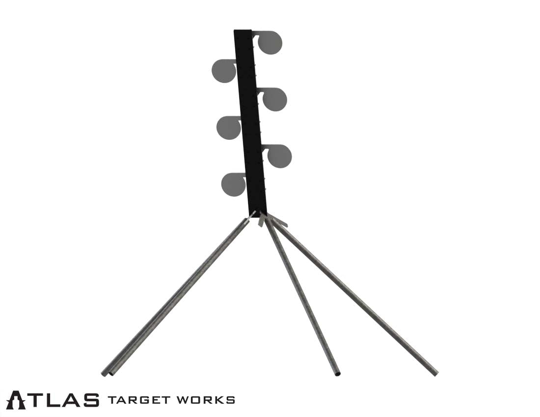 1/4" AR500 Rimfire Dueling Tree - with tall legs