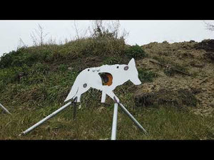 video of ar500 coyote with reactive vital in action