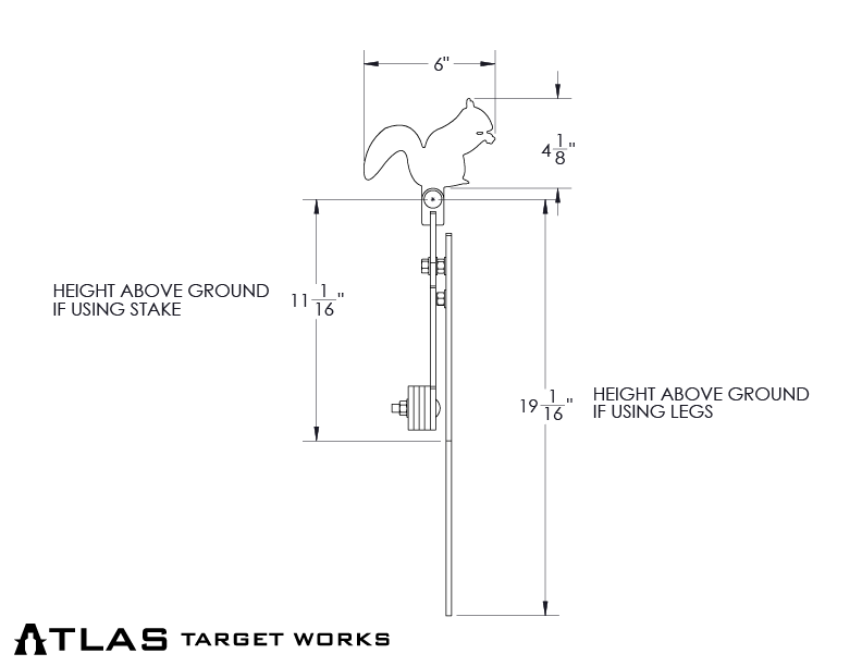 Rimfire Gravity Popper - Multiple Target Shapes