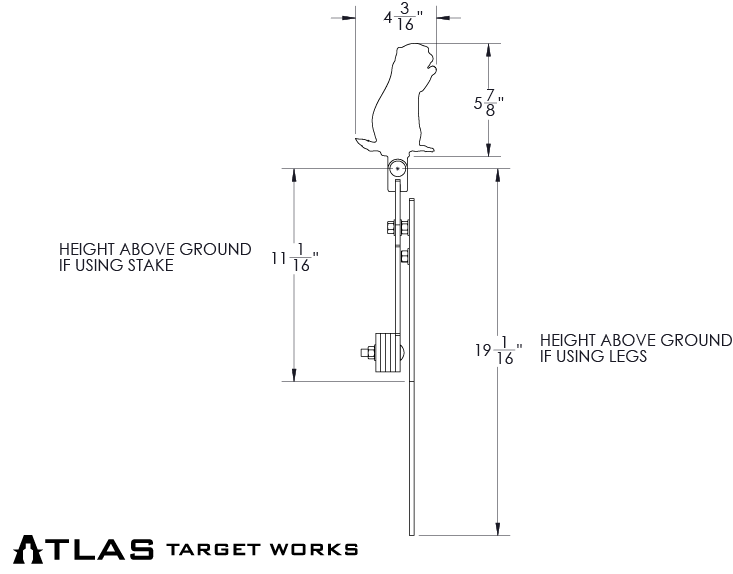 Rimfire Gravity Popper - Multiple Target Shapes